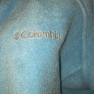 I’m selling a blue Columbia sweater.